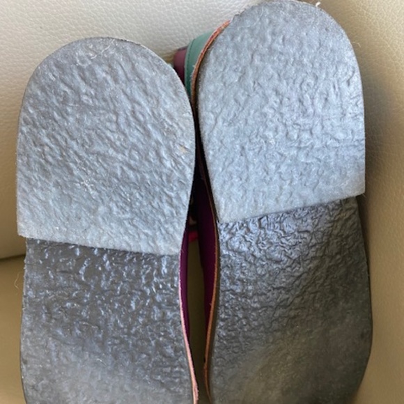 Funky 'Dragon' above-ankle booties US 7 leather lace-up multicolour - Picture 16 of 16